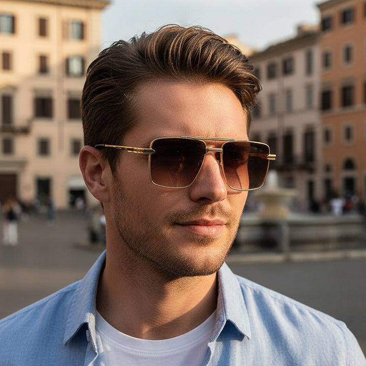 Ladies futuristic square sunglasses Stornfield