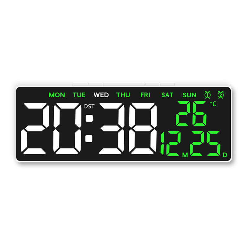 Digital alarm clock with large, clear LED display and temperature display Stornfield