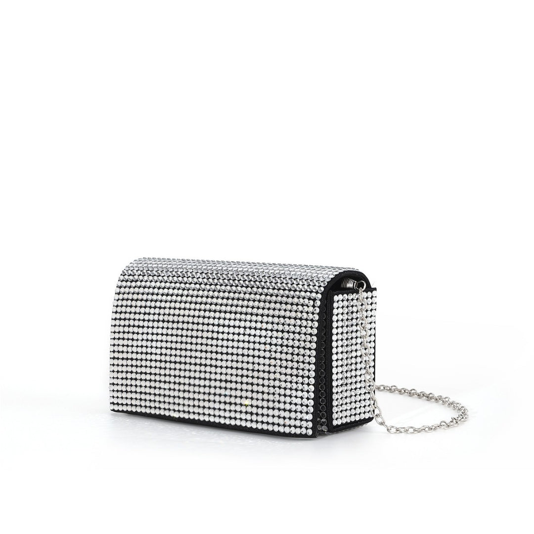 Glamorous Crystal-Embellished Evening Clutch