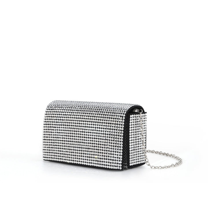 Glamorous Crystal-Embellished Evening Clutch