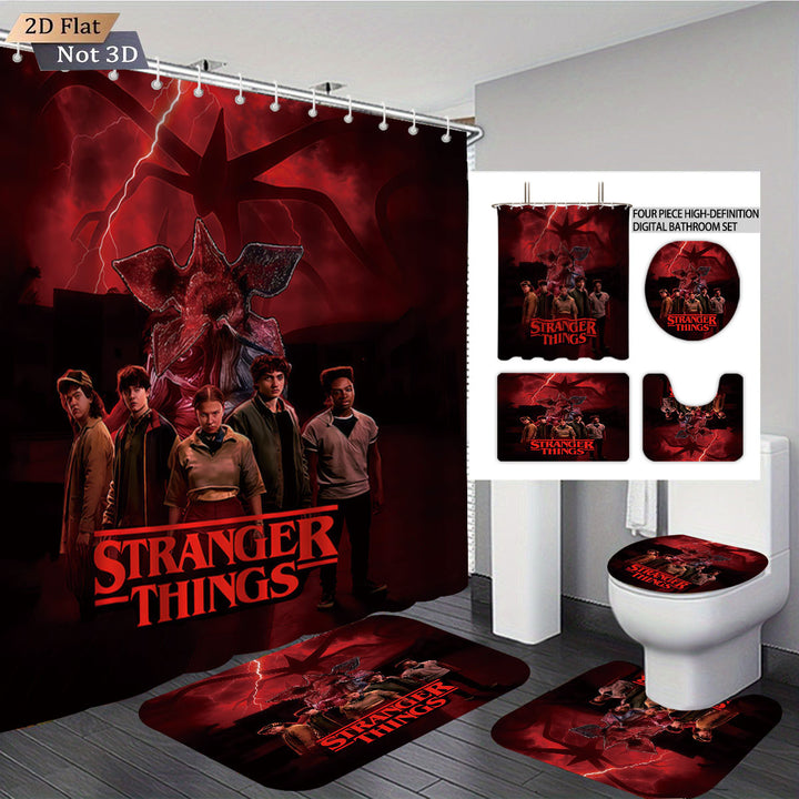 Stranger Things Adventure-Themed Digital Bathroom Set Stornfield