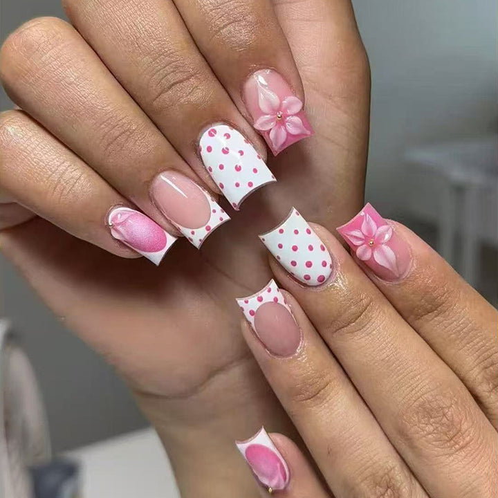 Creative Floral Nail Art Extensions Stornfield