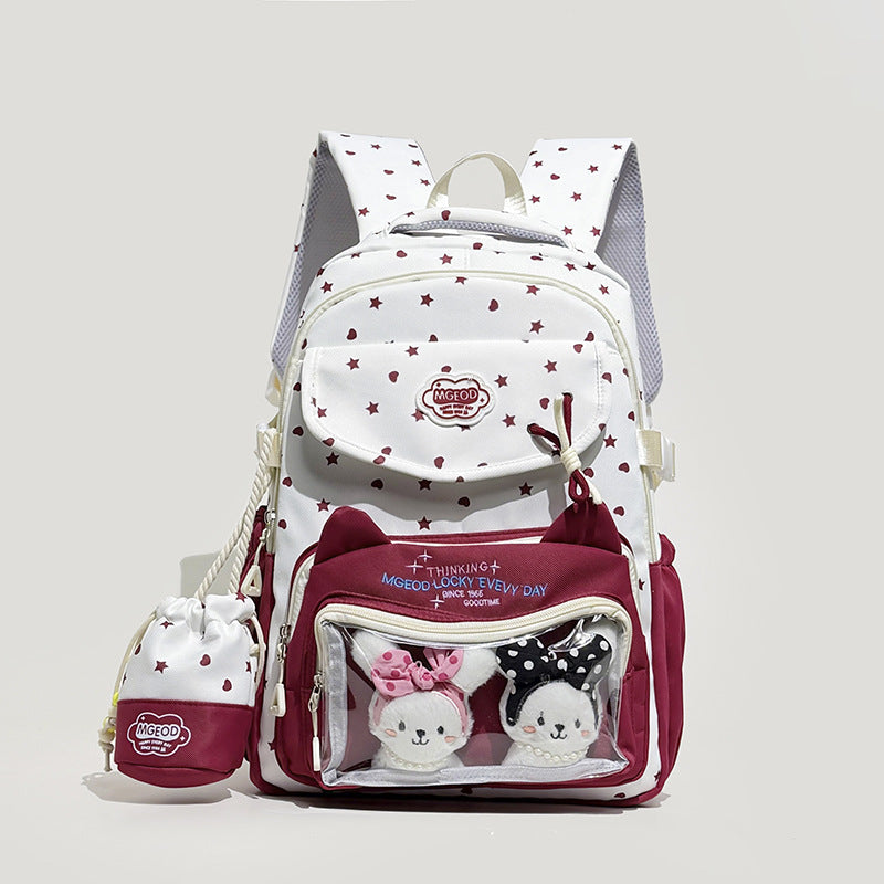 Playful Cat-Ear Design Backpack Stornfield