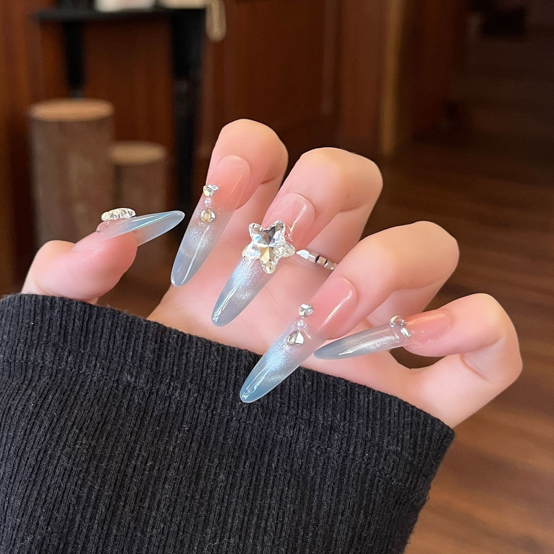 Stylish Stiletto Press-On Nail Extensions Stornfield