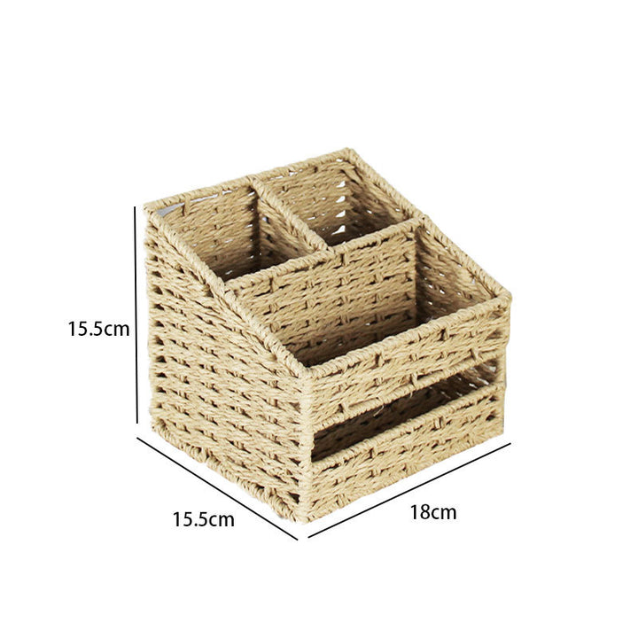 Multi-Sectional Woven Storage Basket Stornfield