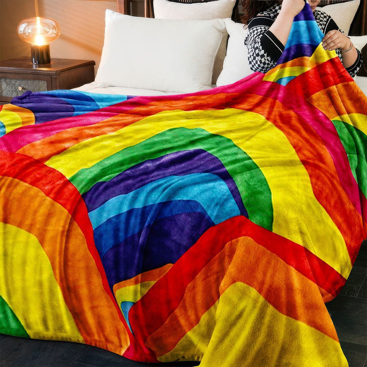 Colorful Soft Fleece Blanket