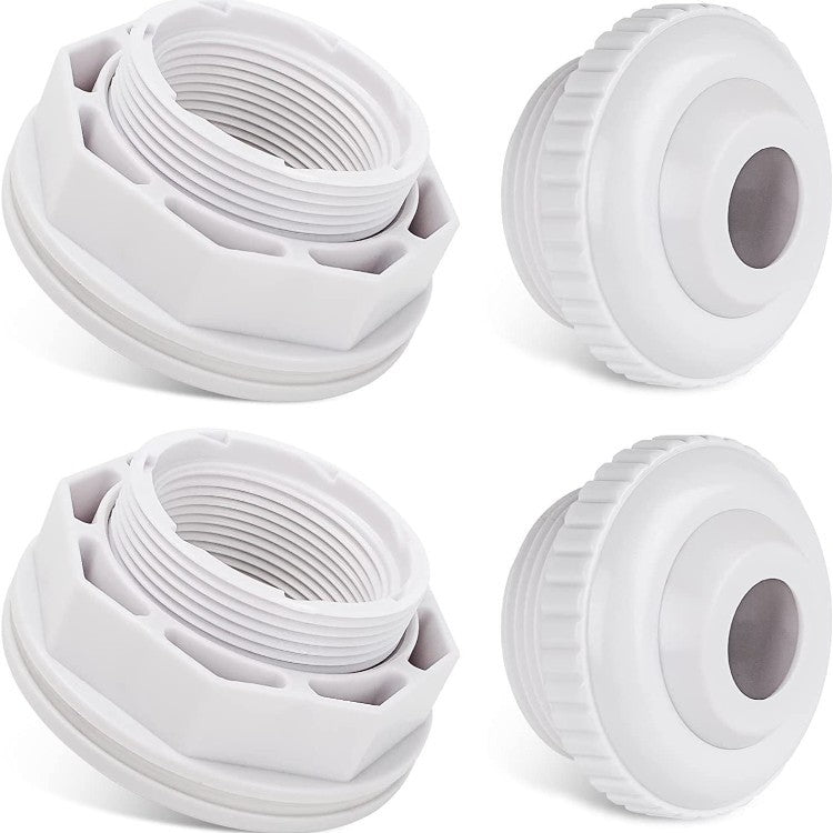 Adjustable threaded PVC toilet pan connector and waste flange adapter Stornfield