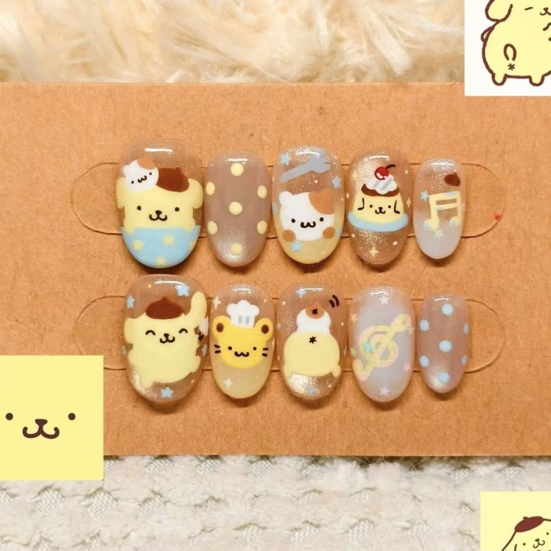 Creative Cartoon Press-On Nail Art Stornfield