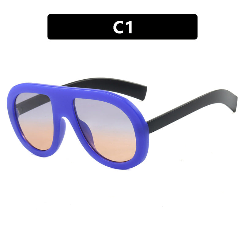 Ladies oversized sunglasses in futuristic design Stornfield