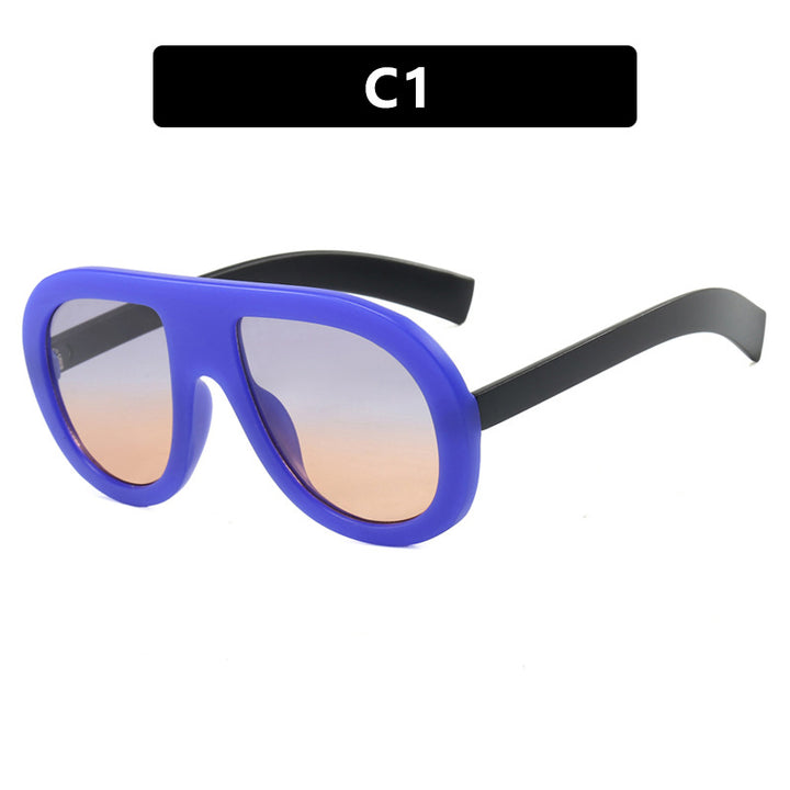 Ladies oversized sunglasses in futuristic design Stornfield