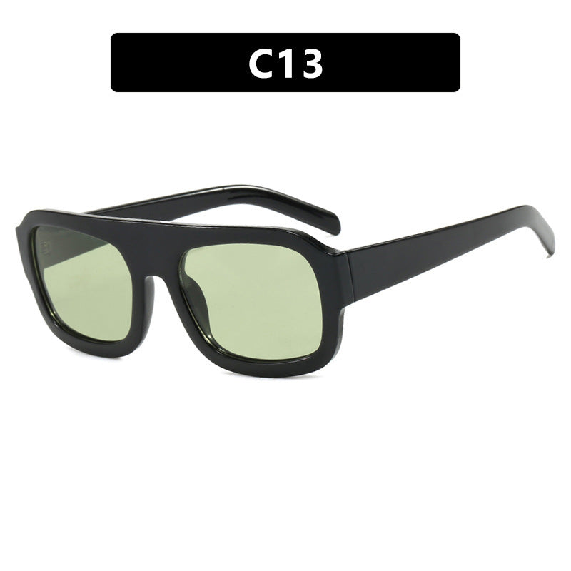 Women's oversized sunglasses with distinctive rectangular frame Stornfield