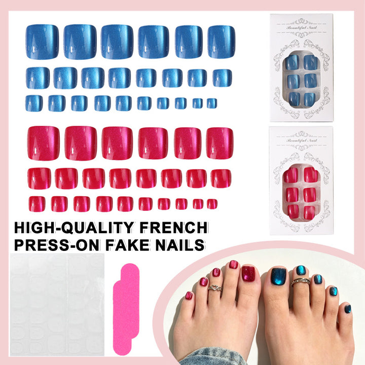 French Tip Press-On Nail Set Stornfield