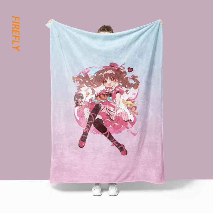 Plush Anime Character Blanket