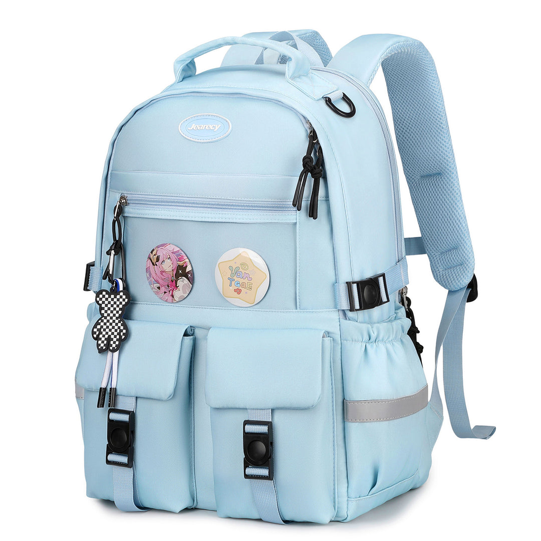 Versatile Cartoon-Embellished Casual Backpack Stornfield