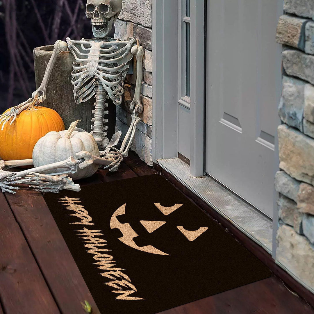 Halloween-Themed Decorative Welcome Mat for Home