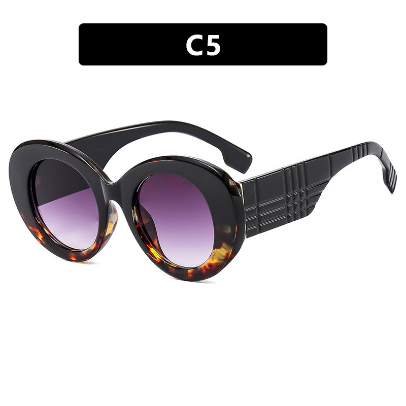 Women's extravagant sunglasses with creative frame design and protective UV filter Stornfield