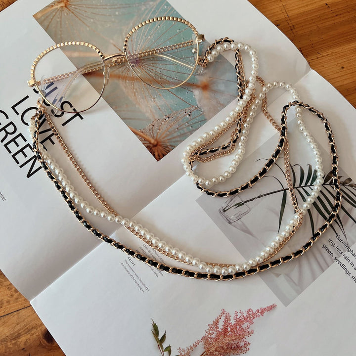 Elegant Multi-Strand Beaded Eyewear Chain Stornfield
