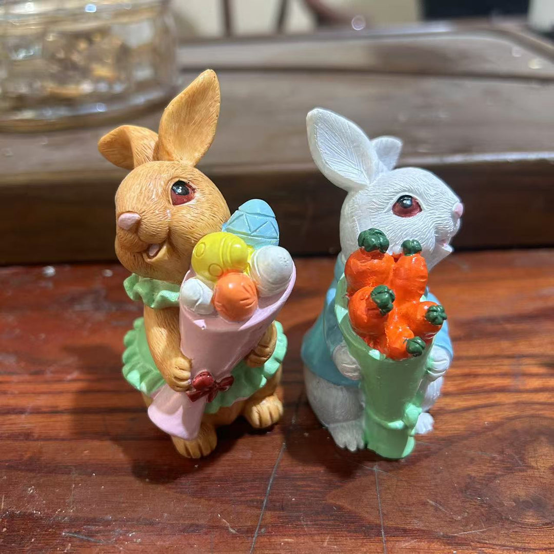 Decorative Bunny Figurine Set Stornfield