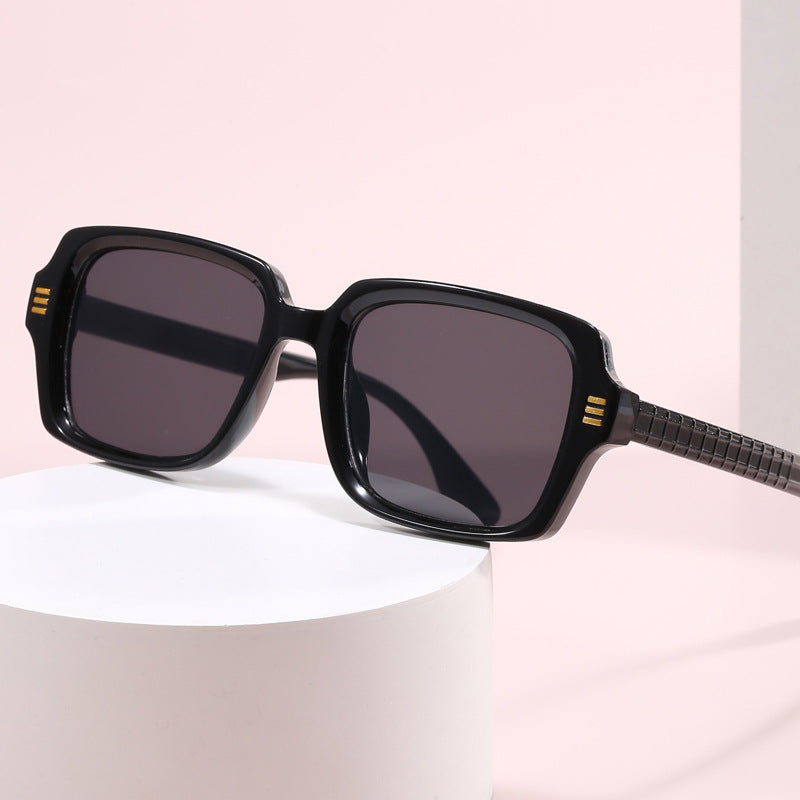 Women's fashionable square sunglasses with textured frame Stornfield