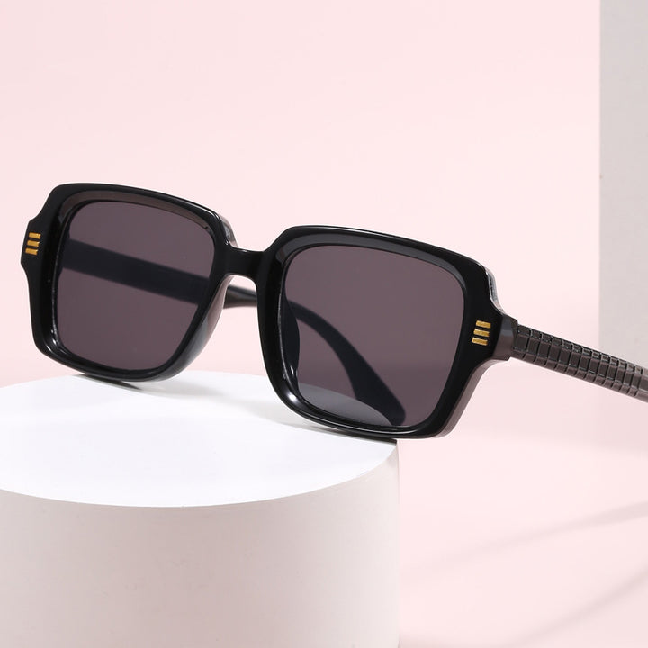Women's fashionable square sunglasses with textured frame Stornfield