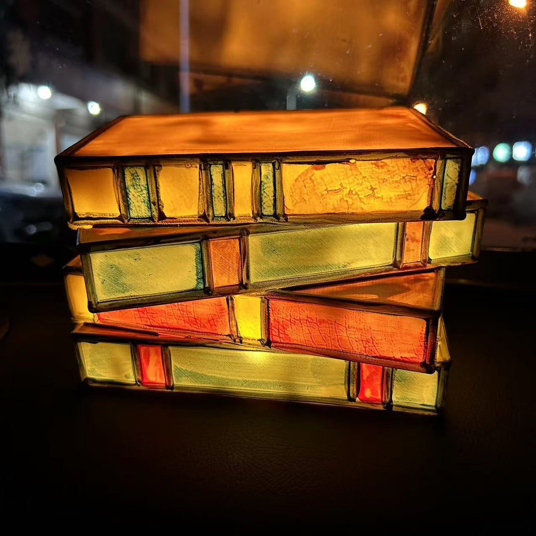Decorative Book-Shaped Table Lamp