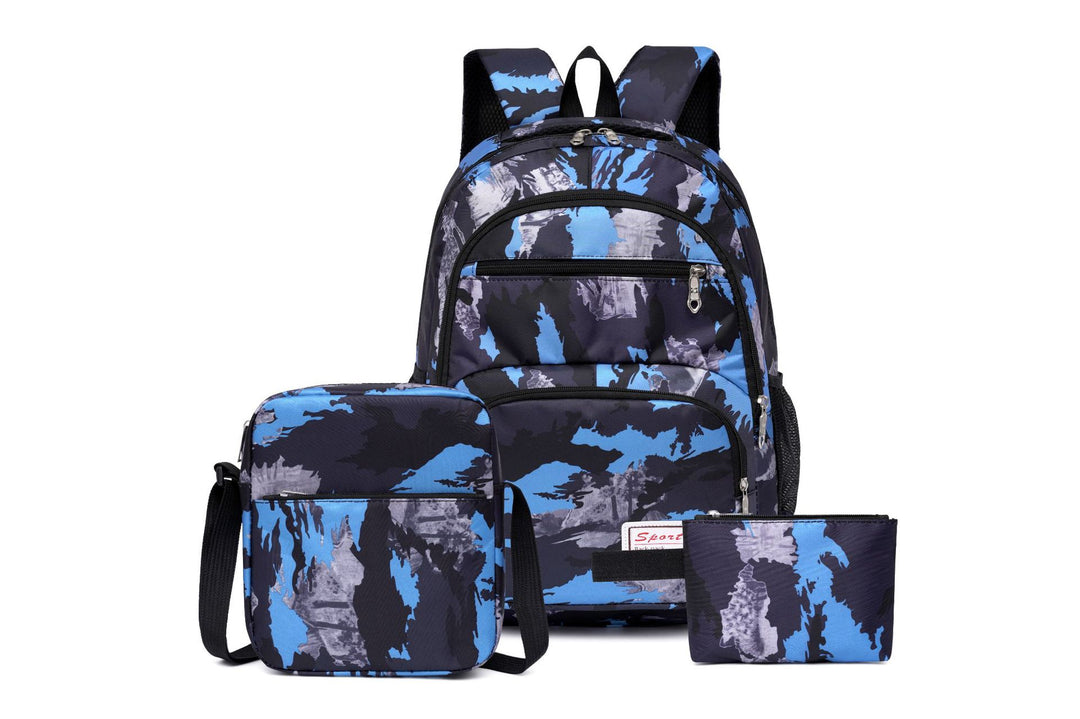 School backpack with multiple compartments and matching accessories Stornfield