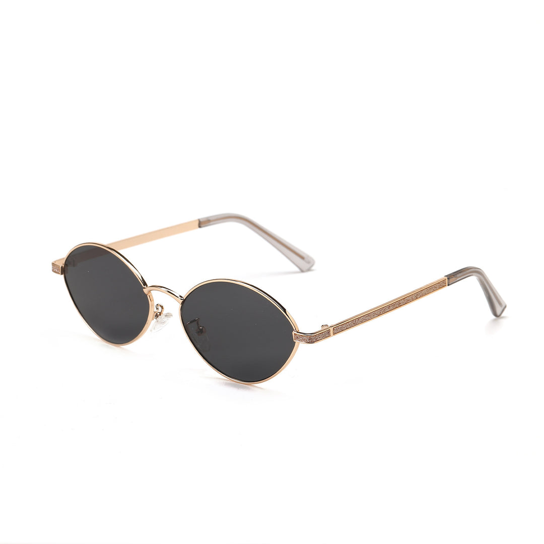Women's fashionable round sunglasses with luxurious accents Stornfield