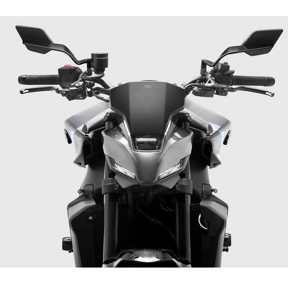 Motorcycle rearview mirror with modern, aerodynamic design Stornfield