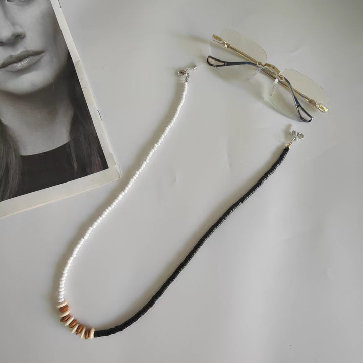 Glasses holder chain made of high-quality pearls Stornfield