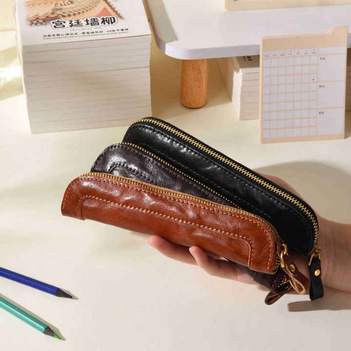 Genuine Leather Pencil Case