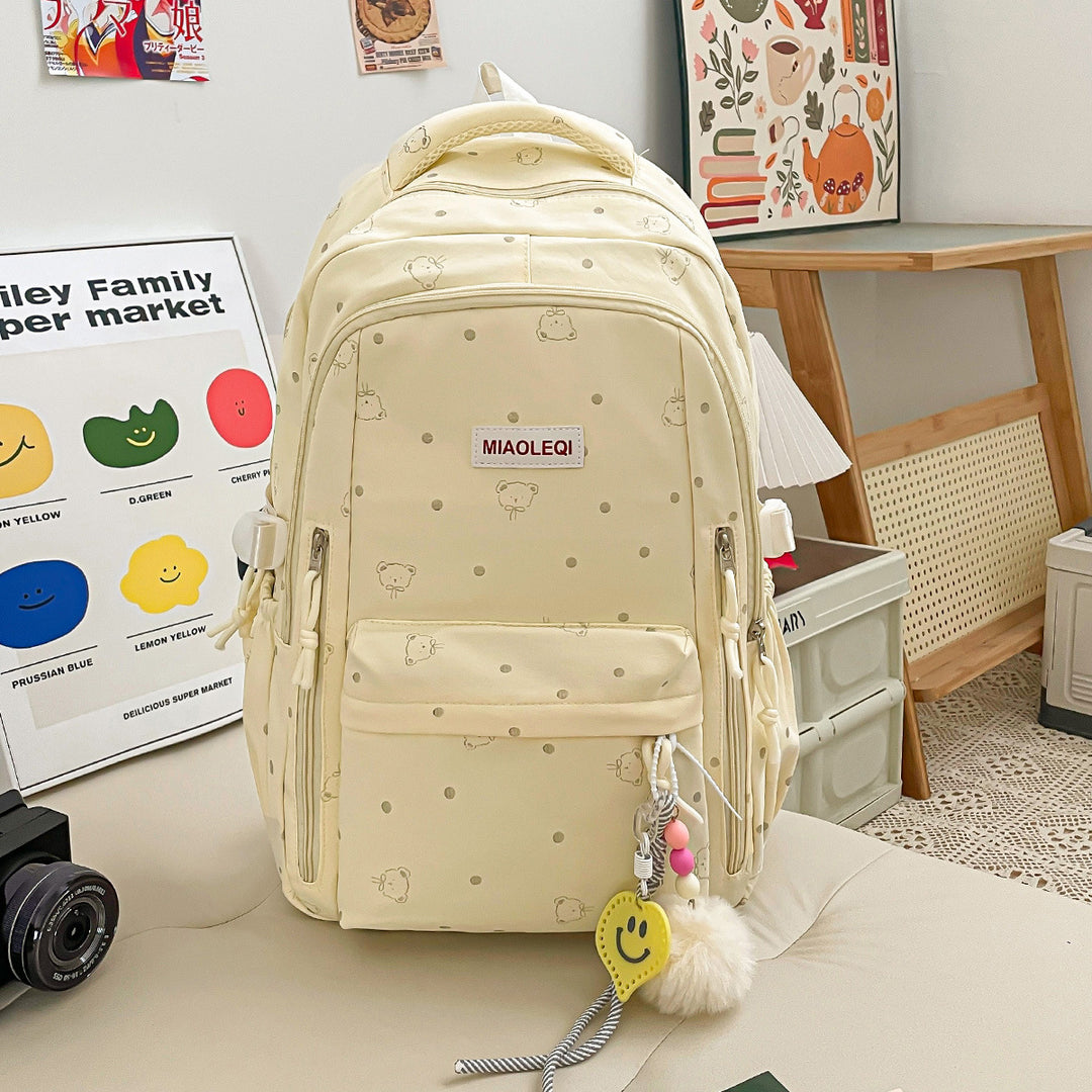 Playful Polka Dot Design Backpack Stornfield