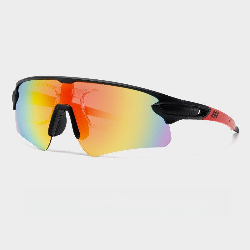Unisex sporty high-performance sunglasses with aerodynamic design and adjustable nose pad Stornfield