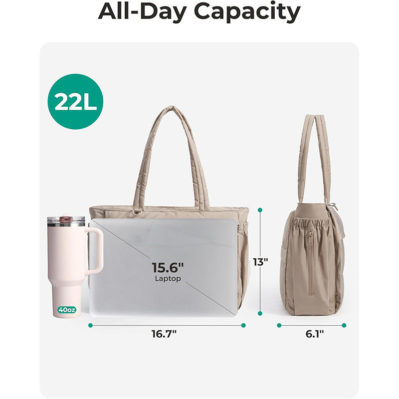 Versatile shopping bag with zip pockets Stornfield