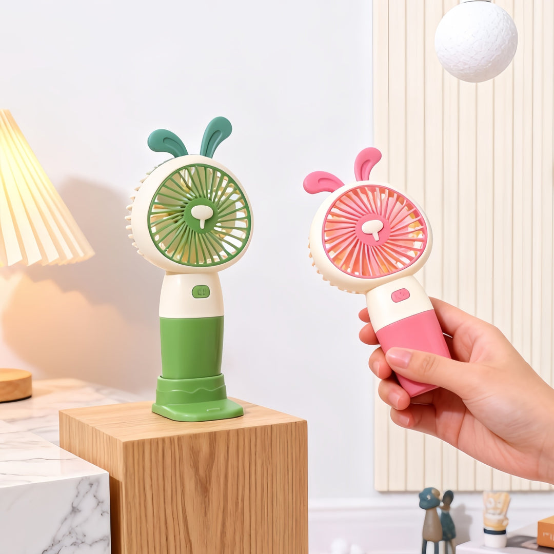 Ladies portable hand fan in cute lion design Stornfield