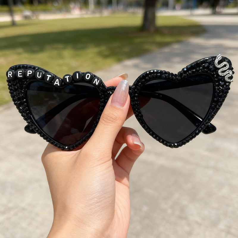 Statement Heart-Shaped Sunglasses Stornfield 1787141240