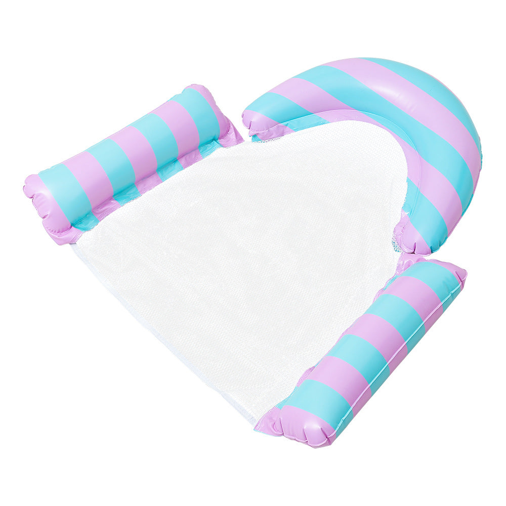 Women Inflatable Water Lounge with Durable Mesh and Safety Edge Stornfield