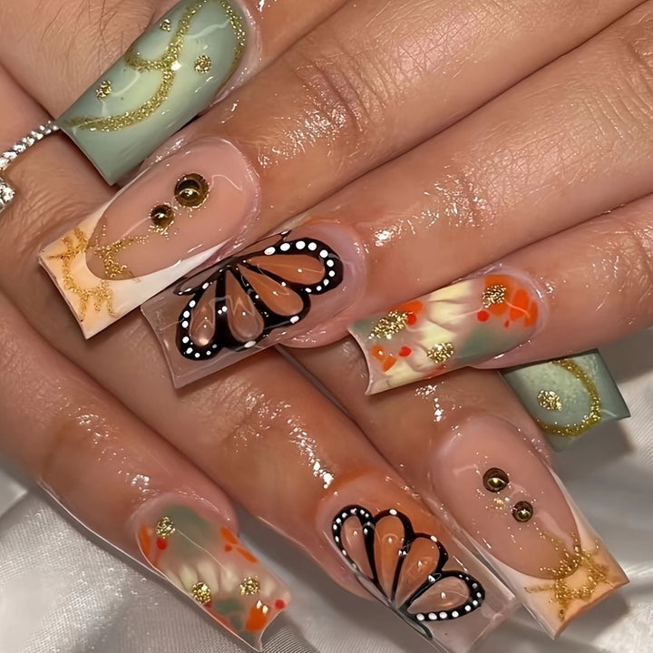 Creative Butterfly Design Nail Art Stornfield