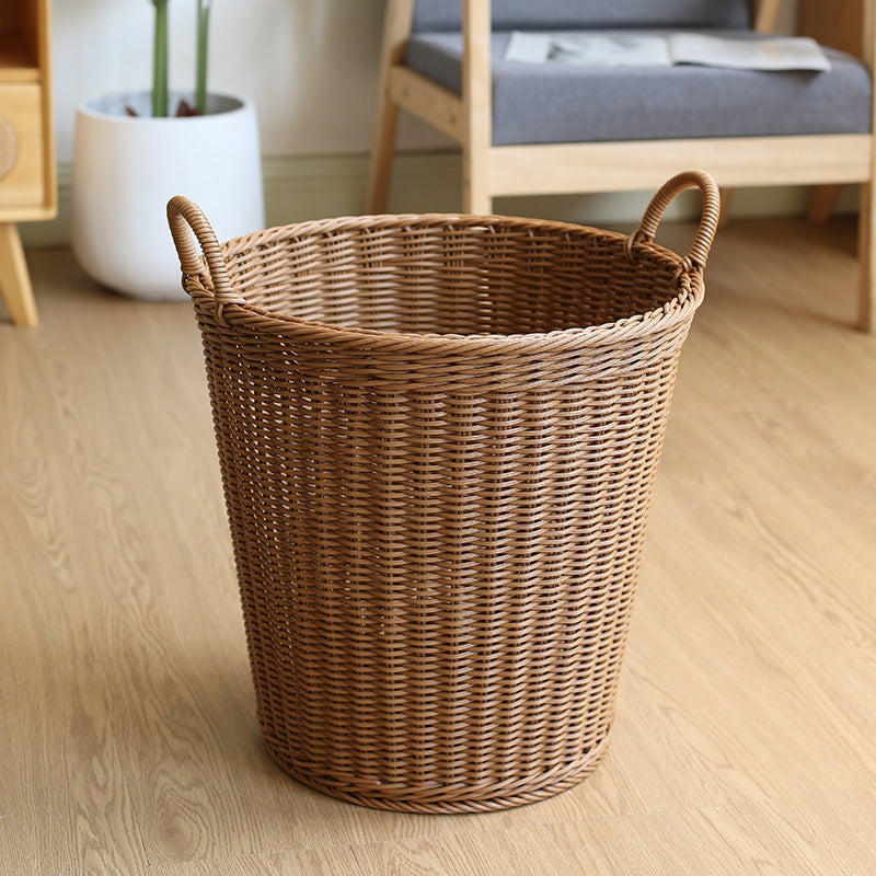 Spacious Woven Laundry Basket with Ergonomic Handles Stornfield