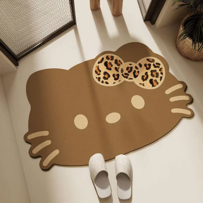 Hello Kitty Themed Plush Bath Mat