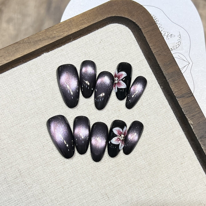 Elegant Ombre Stiletto Press-On Nail Design Stornfield