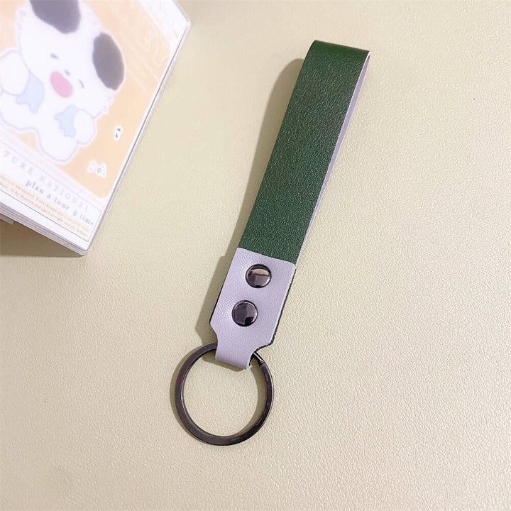 Minimalist Leather Keychain Stornfield