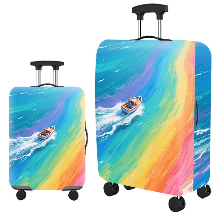 Artistic Cat-Themed Hard Shell Suitcase Stornfield