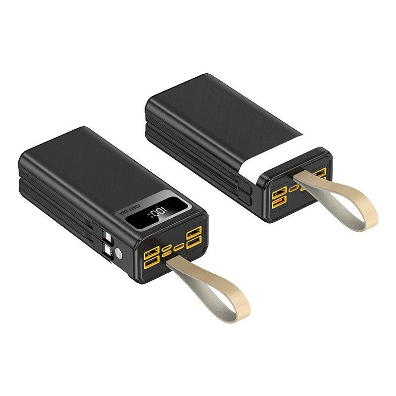 Portable power bank with intelligent LED charging status display and multi-USB ports Stornfield