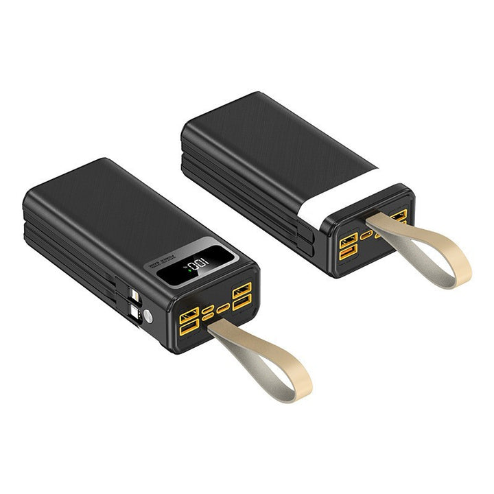 Portable power bank with intelligent LED charging status display and multi-USB ports Stornfield