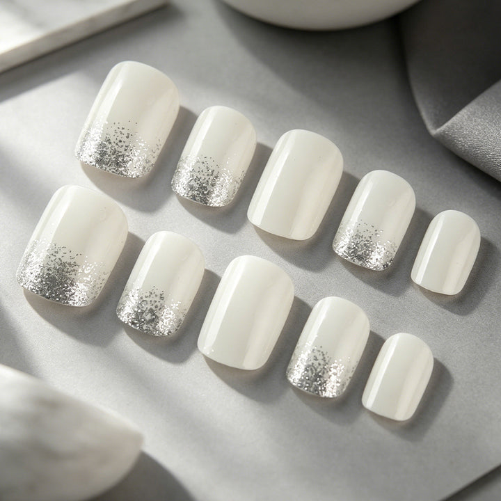 Elegant Glitter Tip Nail Art Set Stornfield