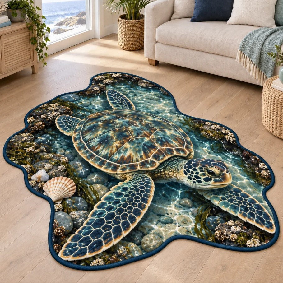 Highland Cattle-Themed Area Rug