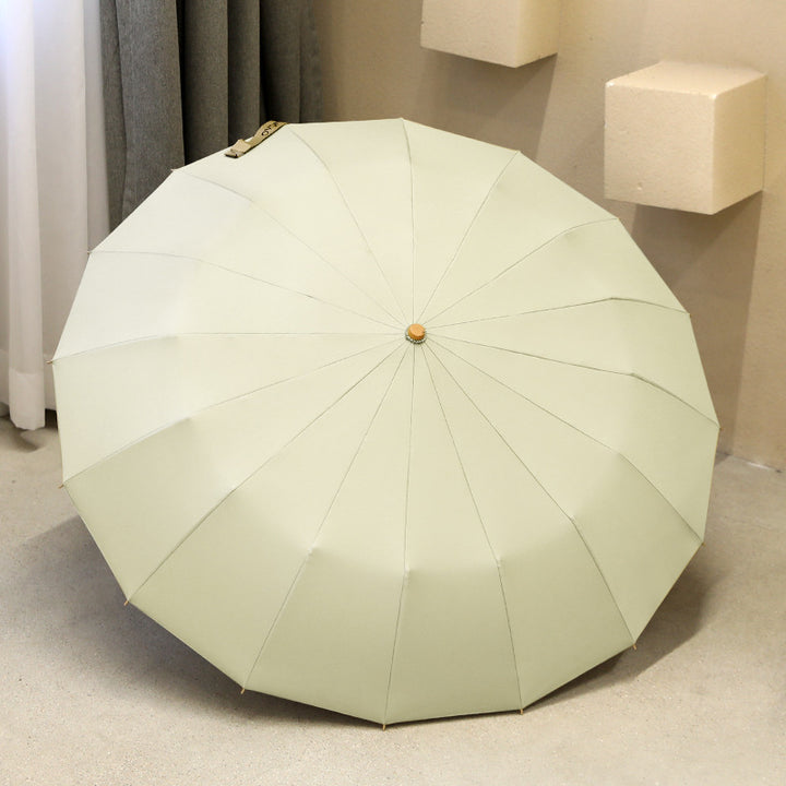 Women's Automatic Folding Umbrella with Ergonomic Handle and Wind-Resistant Technology Stornfield