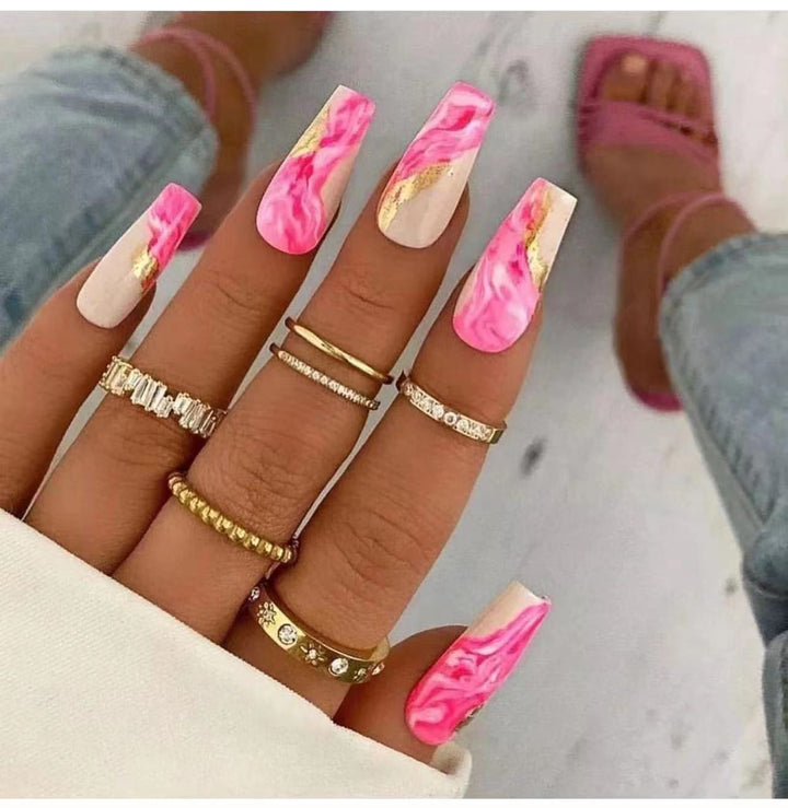 Marble Design Nail Art Stornfield