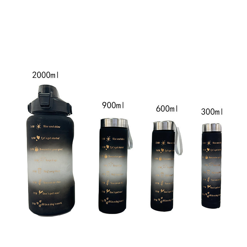 Ladies' Motivation Water Bottle with Time Scale and Ergonomic Design Stornfield