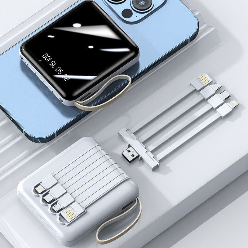Compact power bank with integrated multi-port and digital display Stornfield